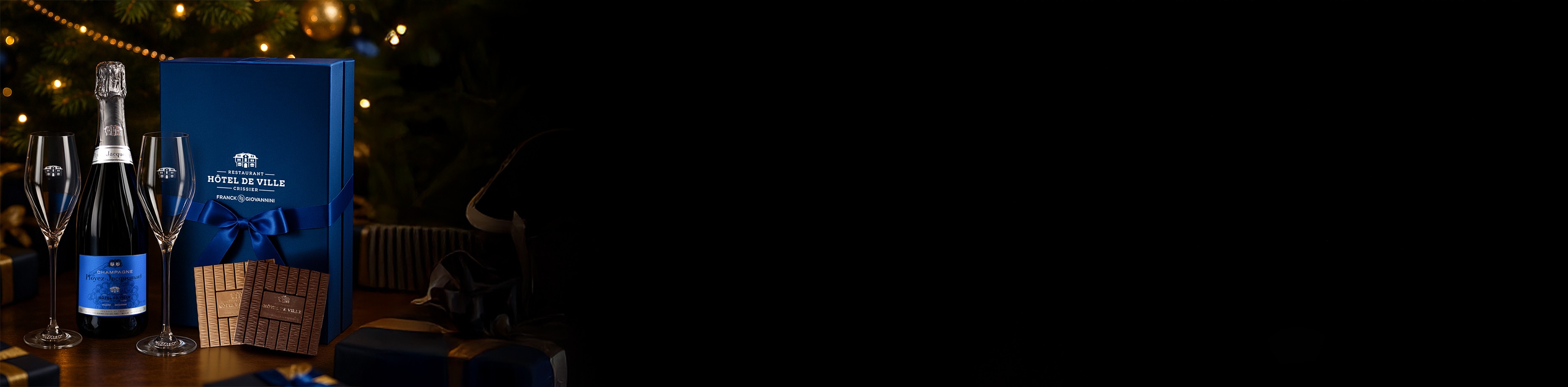 Coffret cadeau noel restaurant Crissier